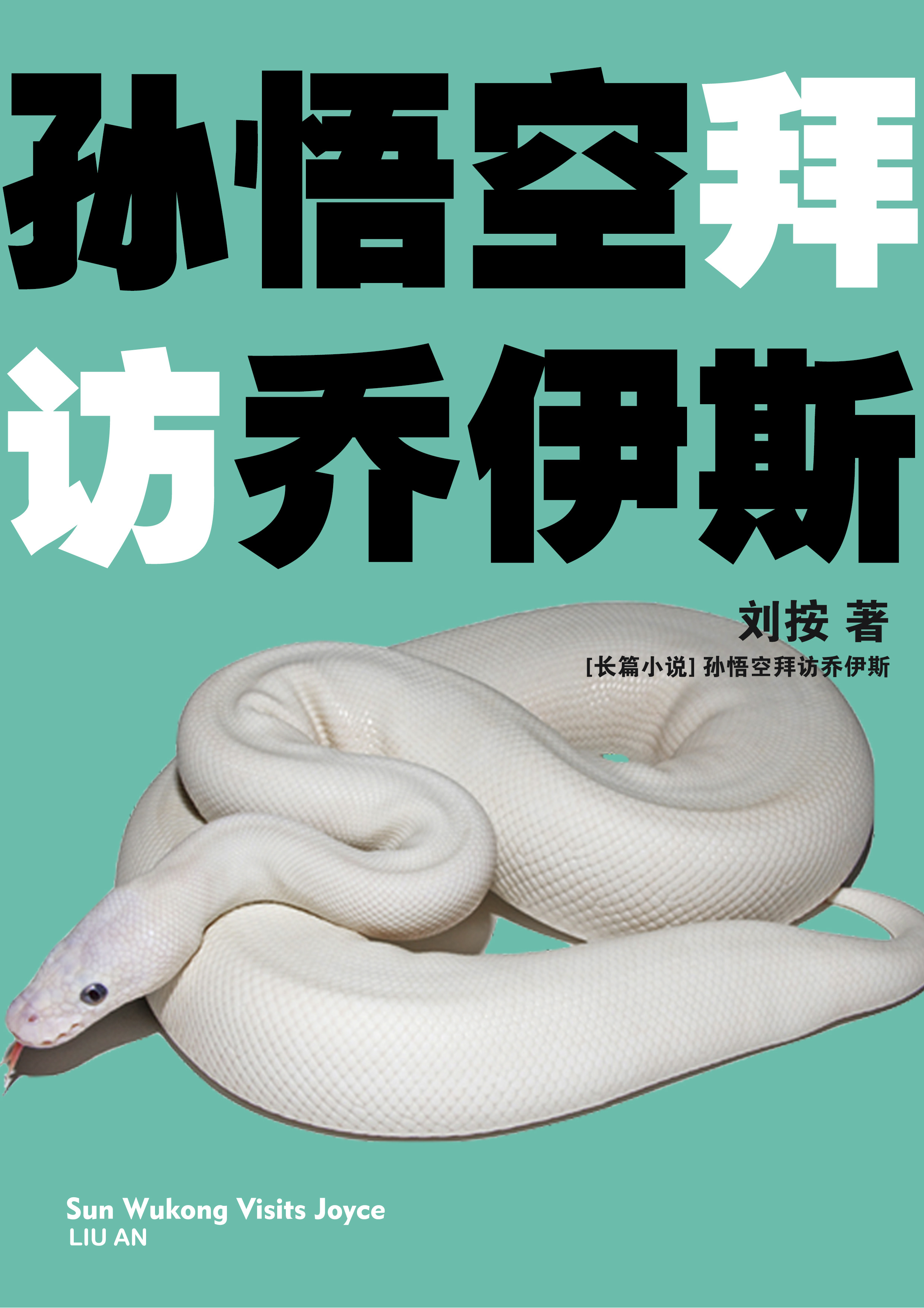 《孙悟空拜访乔伊斯》封面细节